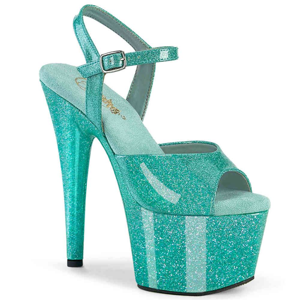 Pleaser - ADORE709GP Sandale à bride à la cheville - Turquoise Product image